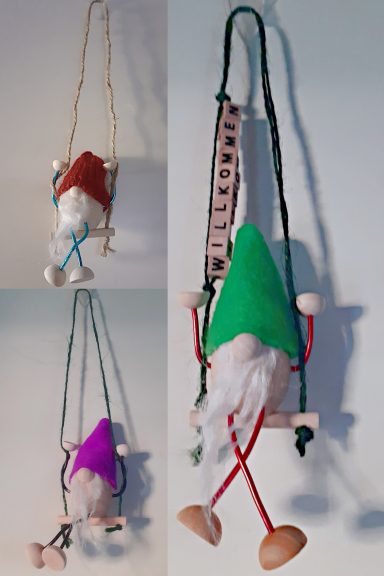 Zwerg "Geri" auf Schaukel 8 €